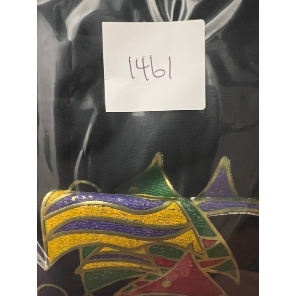 Creaciones LOL-BE Cozumel Mexico Fish Tank Top Dress Black Souvenir Sleeveless L - Picture 8 of 8